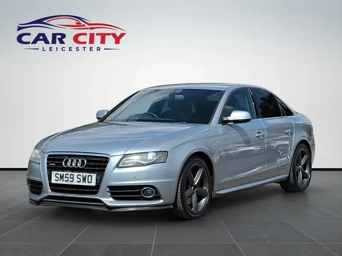 Used Audi A4 S-Line 240 HP (176 kW) 2009 Silver Sedan