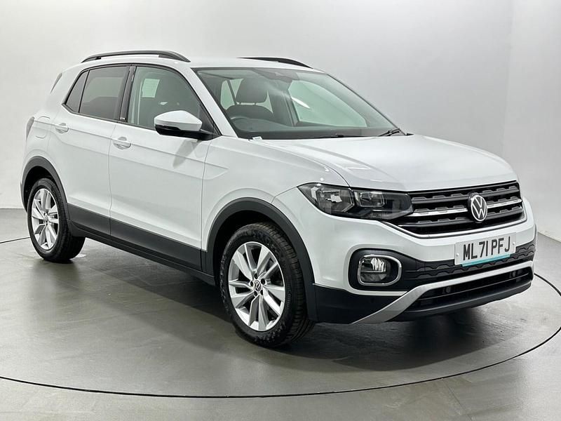 Used VW T-Cross Active 95 HP (69 kW) 2021 White SUV
