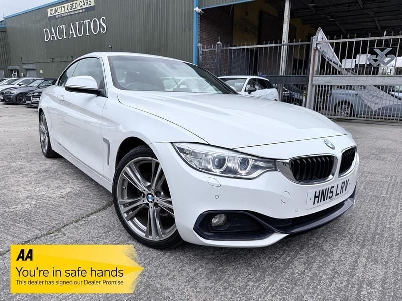 Used BMW 420 Sport Line 184 HP (135 kW) 2015 White Cabriolet