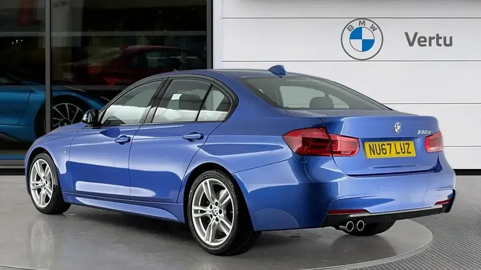 Usata BMW 330 M Sport 258 CV (189 kW) 2017 Blu Berlina