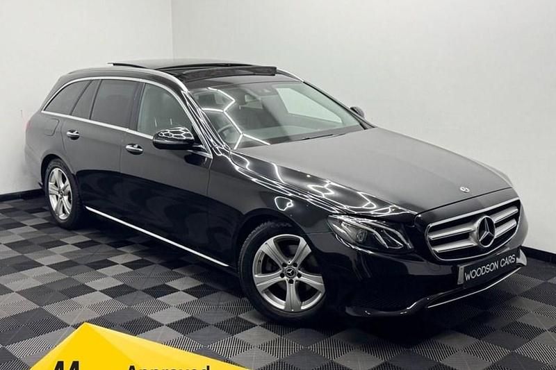 Used Mercedes E220 Premium 194 HP (142 kW) 2018 Black Estate