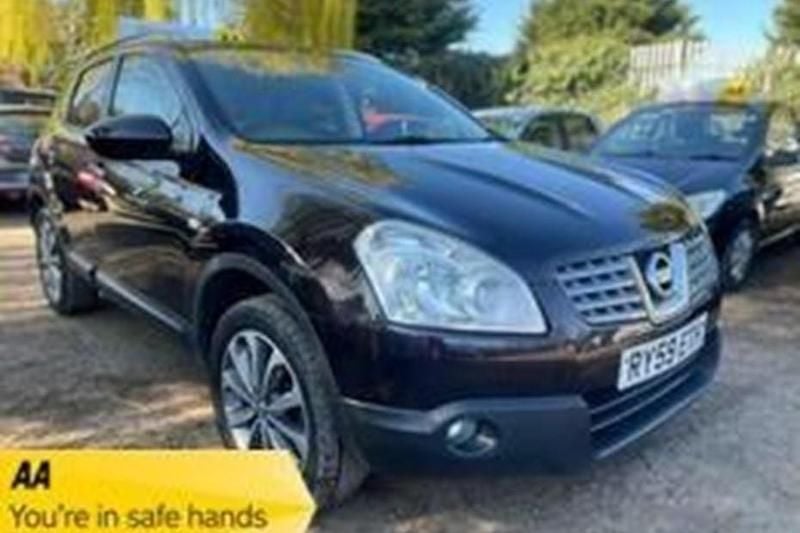 Used Nissan Qashqai Tekna 113 HP (83 kW) 2009 Black SUV