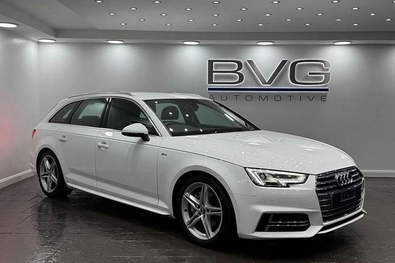 Used Audi A4 S-Line 190 HP (139 kW) 2017 White Estate