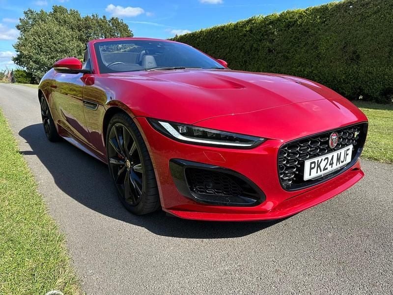 Red Used 2024 Jaguar F-Type Supercharged Cabriolet | £69,995 (Expensive) - Image 1/3