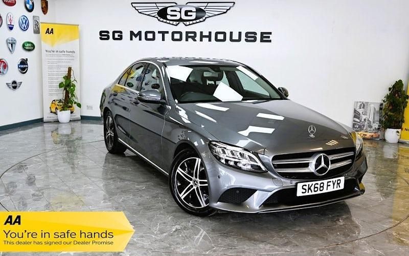 Grey Used 2018 Mercedes C200 Sedan | £16,895 (Fair price) - Image 1/4