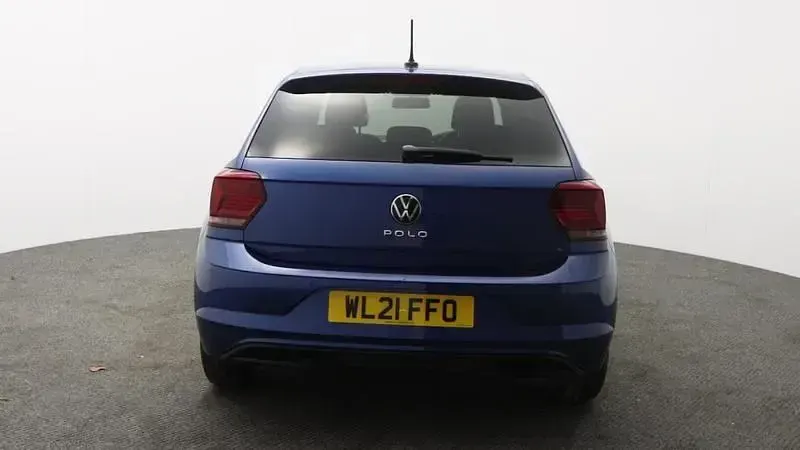 Usado VW Polo Match 95 HP (69 kW) 2021 Azul Citadino