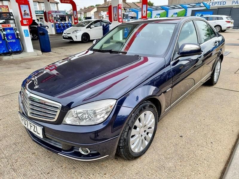 Used Mercedes C200 Elegance 2007 Blue Sedan