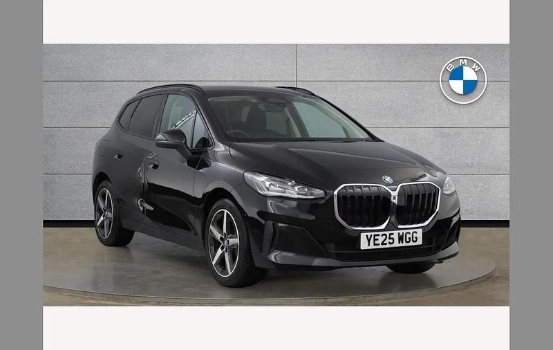 Black sapphire metallic paint Used 2025 BMW 225 Sport Line Estate | £24,495 (Good price) - Image 1/4