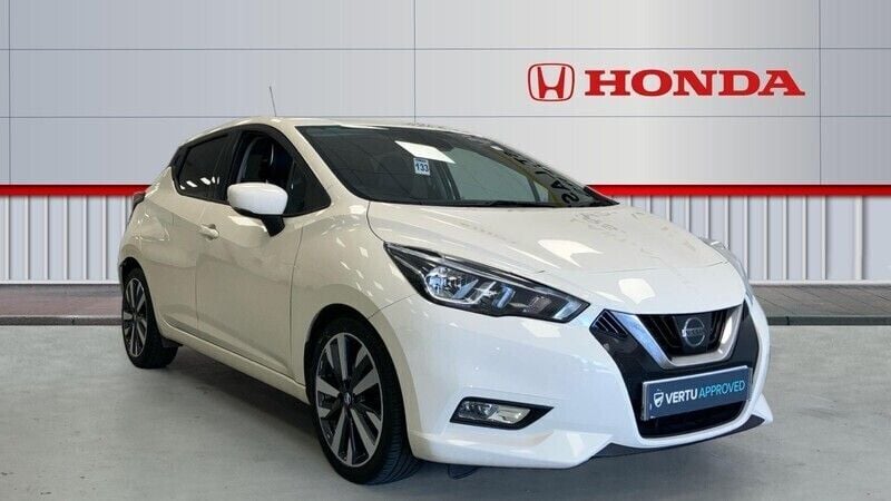 White Used 2018 Nissan Micra Tekna Hatchback | £9,810 (Fair price) - Image 1/4
