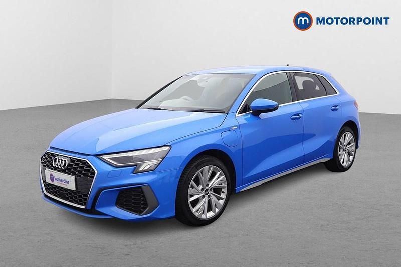 Used Audi A3 e-tron S-Line 2021 Blue Hatchback