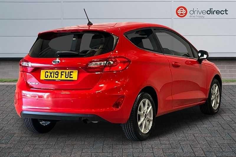 Used Ford Fiesta Zetec 2019 Red Hatchback