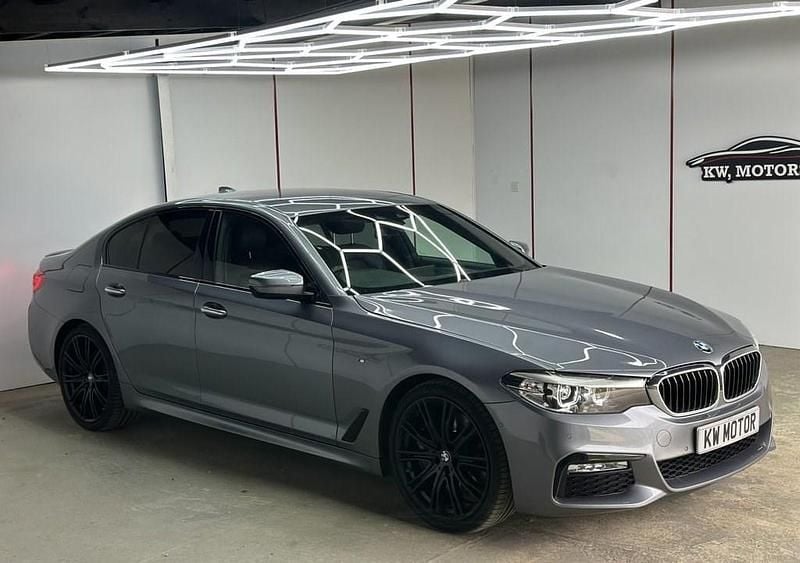 Blue Used 2018 BMW 540 M Sport Sedan | £18,984 (Fair price) - Image 1/4