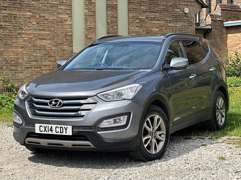 Silver Used 2014 Hyundai Santa Fe Premium SUV | £6,250 (Good price) - Image 1/4