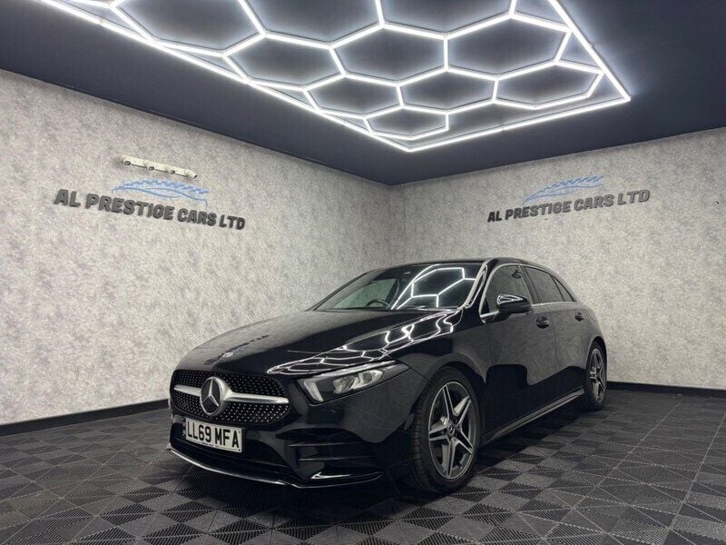Black Used 2019 Mercedes A200 AMG line Hatchback | £12,999 (Good price) - Image 1/4