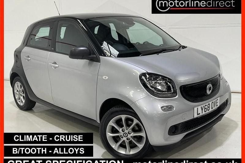 Used Smart ForFour Passion 71 HP (52 kW) 2019 Black Hatchback