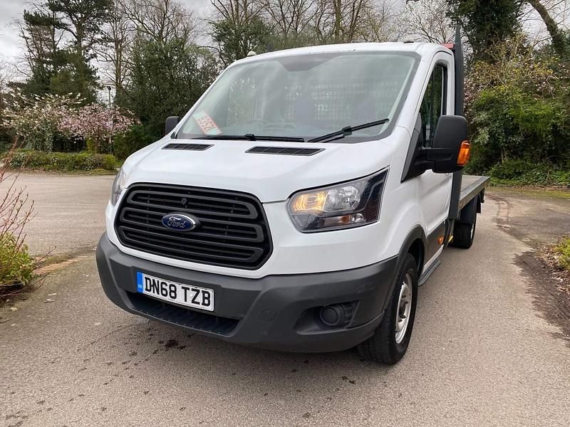 Used Ford Transit 130 HP (95 kW) 2018 White Cabriolet