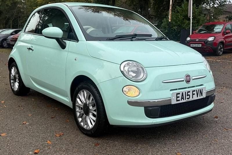 Green Used 2015 Fiat 500 Pop Star Hatchback | £5,295 (Fair price) - Image 1/1