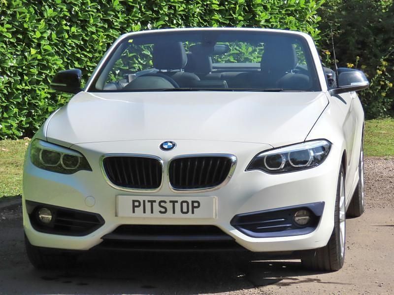 Alpine white Used 2018 BMW 218 Sport Line Cabriolet | £10,600 (Fair price) - Image 1/3