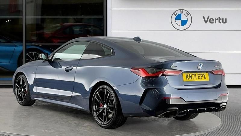 Used BMW M440 M Sport 369 HP (271 kW) 2021 Blue Sedan