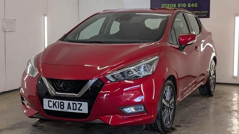 Used Nissan Micra Acenta 90 HP (66 kW) 2018 Red Hatchback