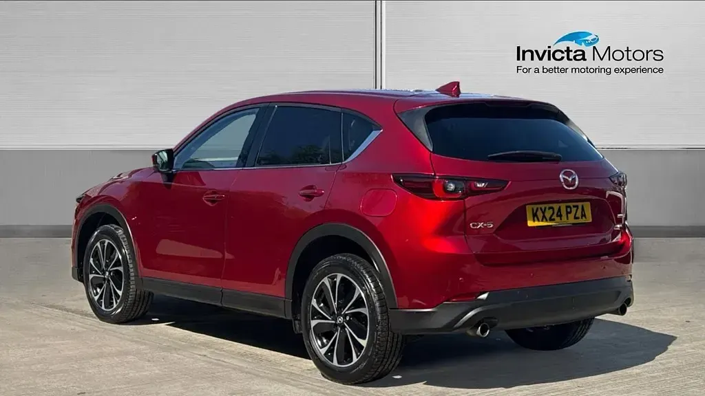Second-hand Mazda CX-5 Exclusive-Line 165 CP (121 kW) 2024 Roșu SUV