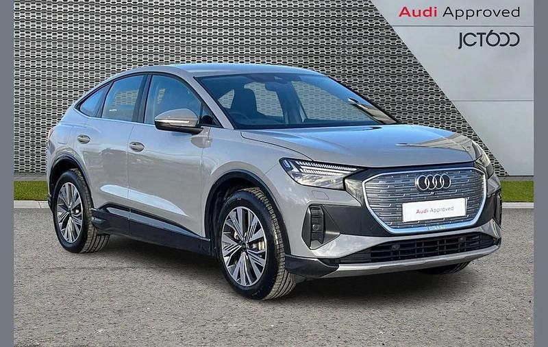 Grey Used 2025 Audi Q4 Sportback e-tron Sport SUV | £36,355 (Good price) - Image 1/4
