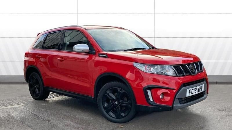 Red Used 2018 Suzuki Vitara SUV | £12,067 (Fair price) - Image 1/3
