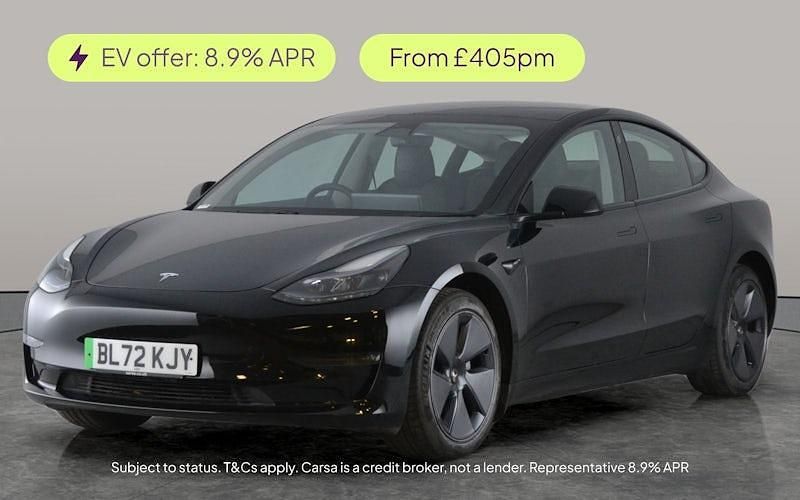 Black Used 2022 Tesla Model 3 Long Range AWD Sedan | £22,226 (Fair price) - Image 1/2