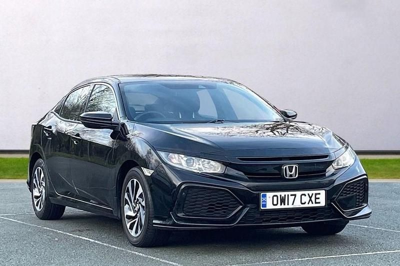 Black Used 2017 Honda Civic SE Hatchback | £8,700 (Fair price) - Image 1/4