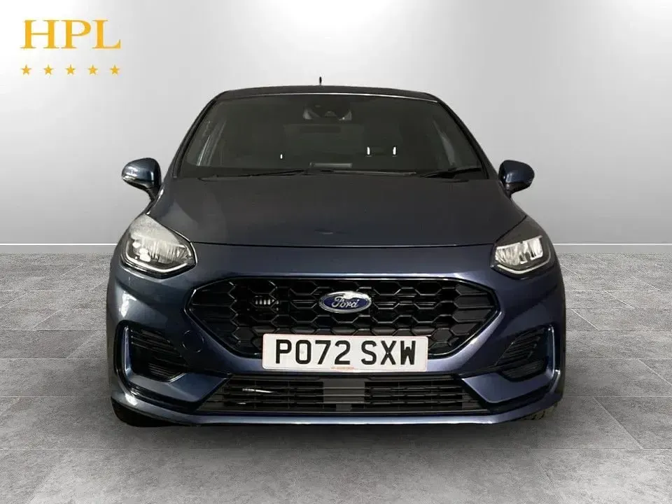 Used Ford Fiesta ST-Line 125 HP (91 kW) 2022 Blue Hatchback