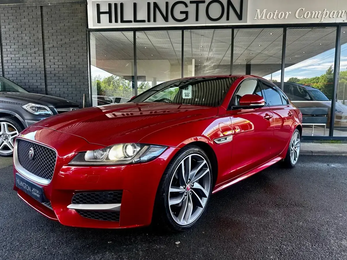 Used Jaguar XF R-Sport 2017 Red Sedan