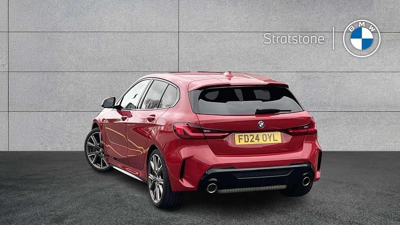 Used BMW M135 Shadowline 306 HP (225 kW) 2024 Red Hatchback