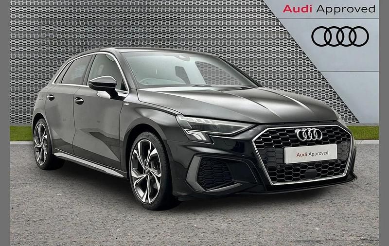 Used Audi A3 S-Line 147 HP (108 kW) 2024 Black Hatchback
