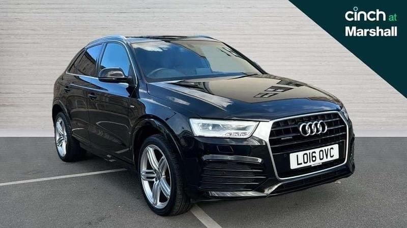 Black Used 2016 Audi Q3 S-line plus SUV | £14,693 (Fair price) - Image 1/4