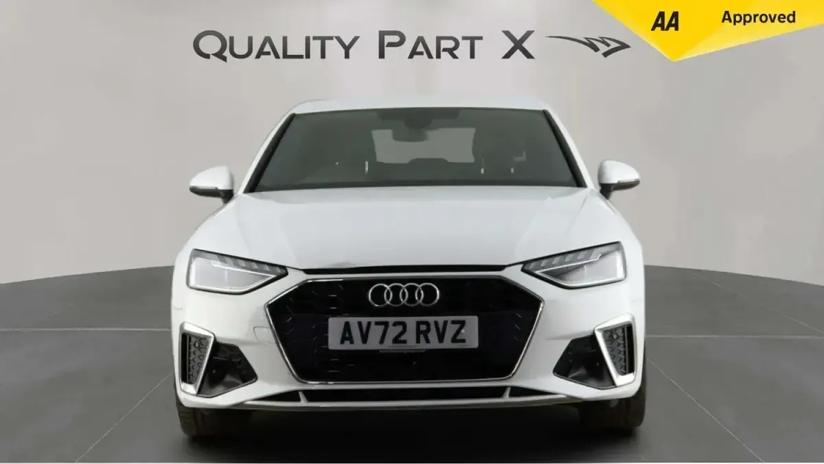 Used Audi A4 S-Line 150 HP (110 kW) 2022 White Sedan