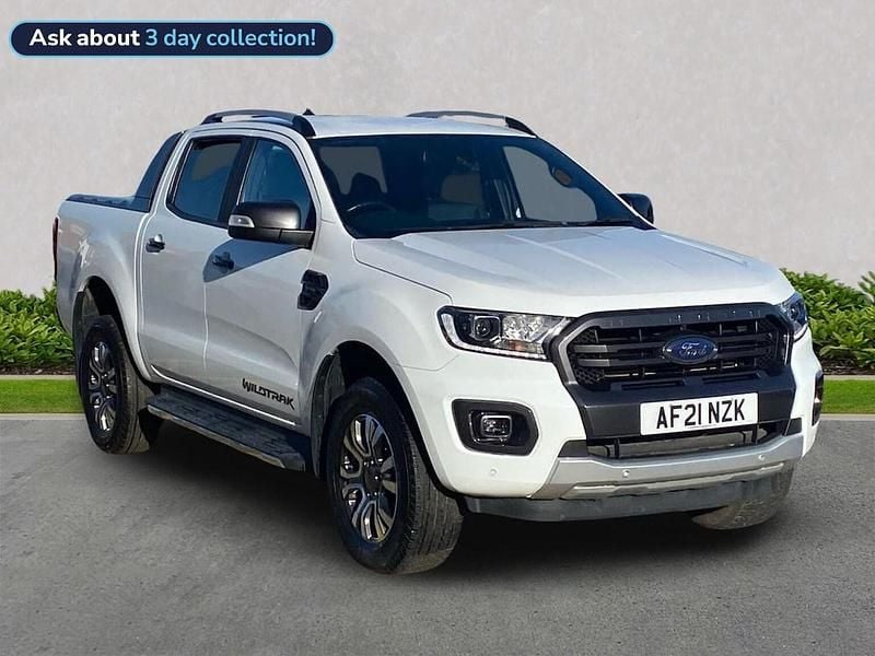 White Used 2021 Ford Ranger Wildtrack Pickup | £21,750 (Fair price) - Image 1/4