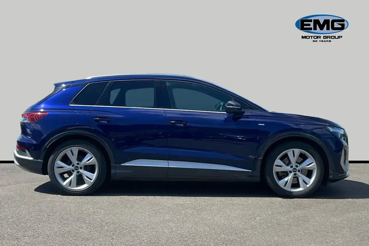 Used Audi Q4 e-tron S-Line 150 kW (204 HP) 2022 Blue SUV