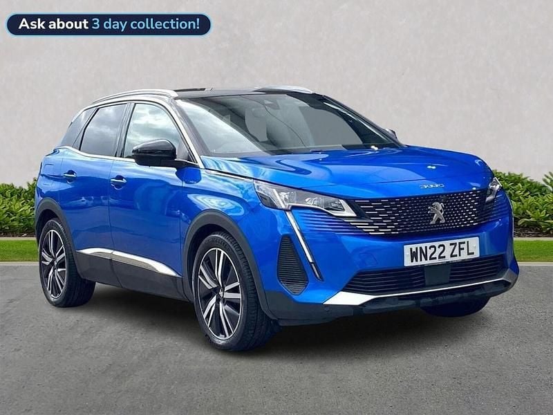 Blue Used 2022 Peugeot 3008 GTi Hatchback | £17,429 (Fair price) - Image 1/4