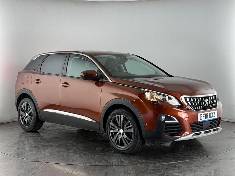 Bronze Used 2018 Peugeot 3008 Allure Hatchback | £9,750 (Good price) - Image 1/3
