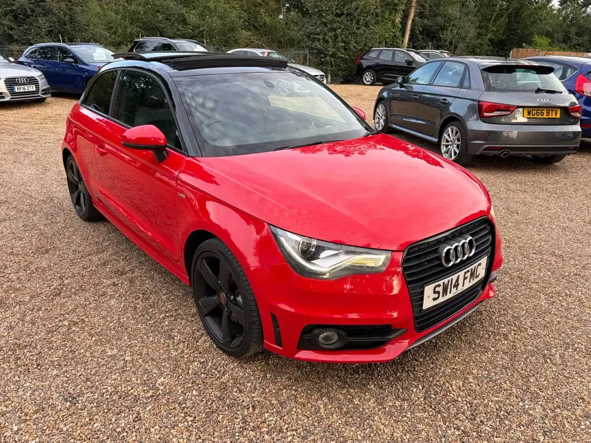 Used Audi A1 Black Edition 140 HP (102 kW) 2014 Red Hatchback