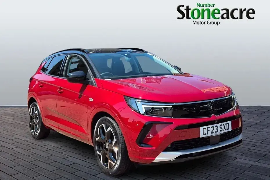 Used Vauxhall Grandland X Ultimate 130 HP (95 kW) 2023 Red SUV