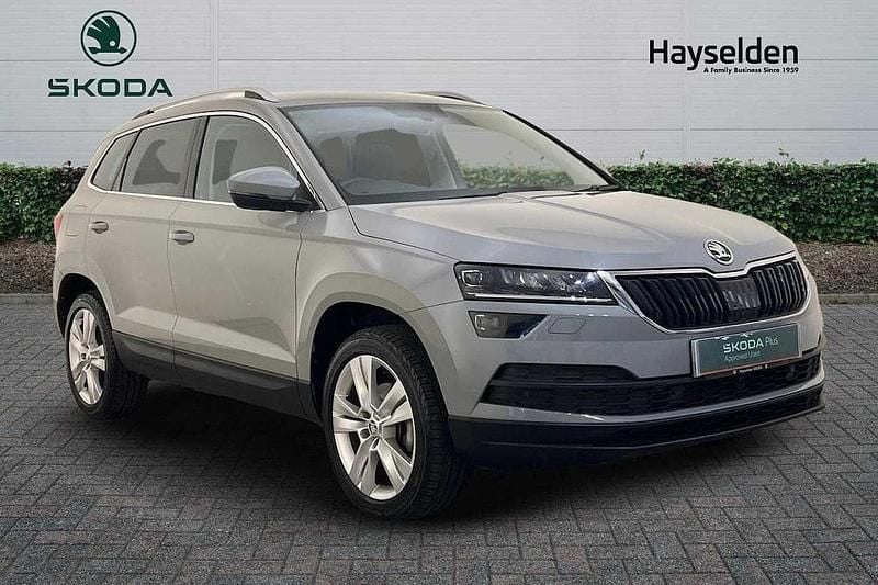 Steel grey Used 2019 Skoda Karoq SE L SUV | £16,995 (Fair price) - Image 1/4