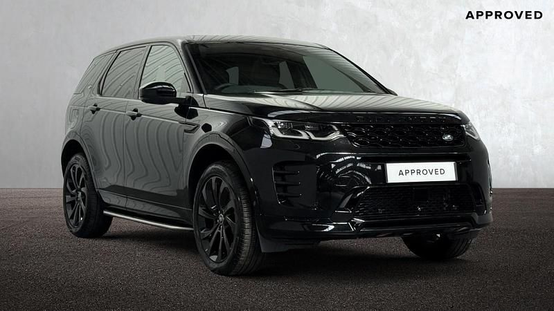 Santorini black Used 2025 Land Rover Discovery Sport SE Dynamic SUV | £46,991 - Image 1/4