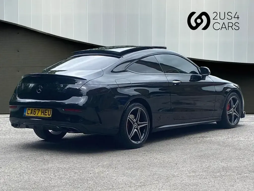 Used Mercedes C200 AMG Line Premium 184 HP (135 kW) 2018 Black Coupe