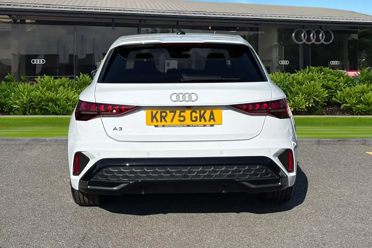 Used Audi A3 S-Line 150 HP (110 kW) 2025 White Hatchback