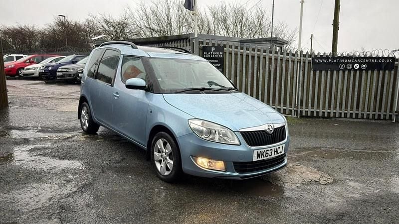 Used Skoda Roomster SE 105 HP (77 kW) 2013 Blue MPV