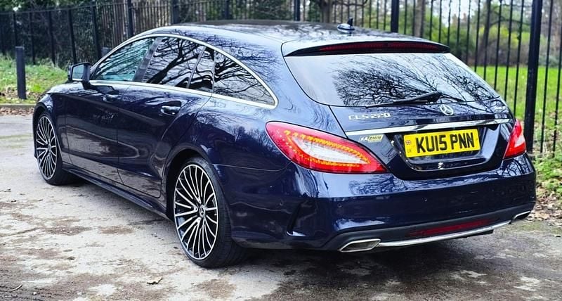 Used Mercedes CLS220 AMG line 2015 Blue Estate