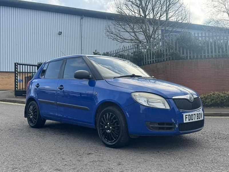 Used Skoda Fabia 64 HP (47 kW) 2007 Blue Hatchback