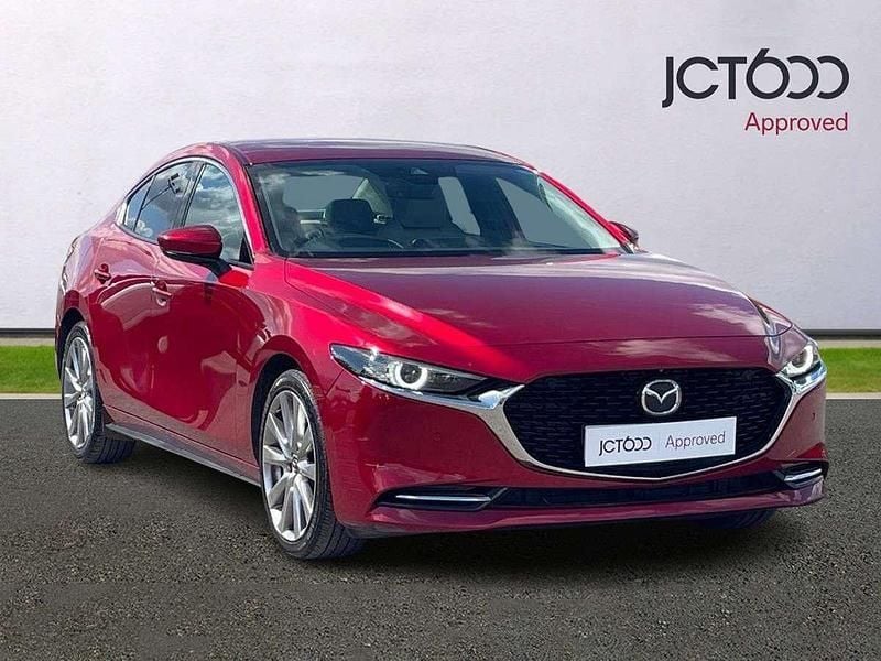 Red Used 2019 Mazda 3 Inclusive Sedan | £15,301 (Good price) - Image 1/4