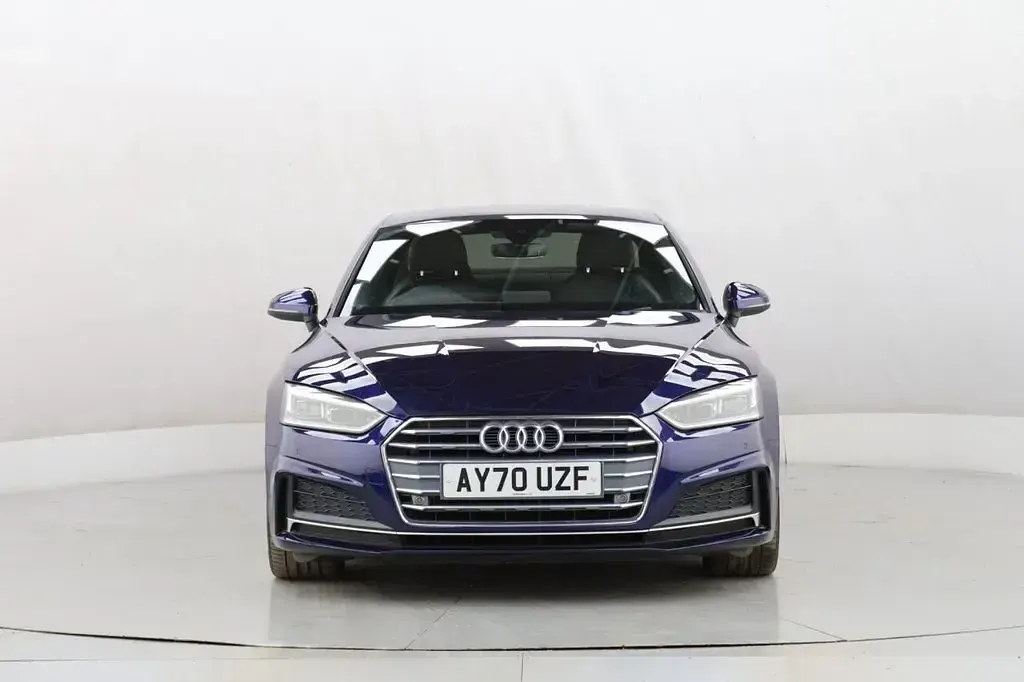 Used Audi A5 S-Line 190 HP (139 kW) 2020 Blue Coupe
